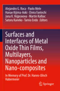 Surfaces and Interfaces of Metal Oxide Thin Films, Multilayers, Nanoparticles and Nano-composites : In Memory of Prof. Dr. Hanns-Ulrich Habermeier