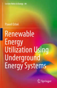 Renewable Energy Utilization Using Underground Energy Systems (Lecture Notes in Energy)