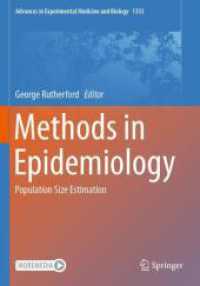 Methods in Epidemiology : Population Size Estimation (Advances in Experimental Medicine and Biology)