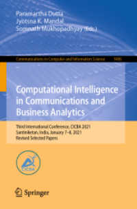 Computational Intelligence in Communications and Business Analytics : Third International Conference, CICBA 2021, Santiniketan, India, January 7-8, 2021, Revised Selected Papers (Communications in Computer and Information Science)