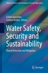 水環境安全ガイド<br>Water Safety, Security and Sustainability : Threat Detection and Mitigation (Advanced Sciences and Technologies for Security Applications)