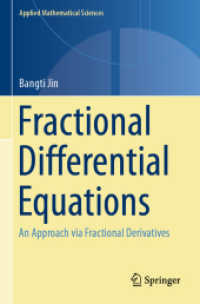 Fractional Differential Equations : An Approach via Fractional Derivatives (Applied Mathematical Sciences) （2021）
