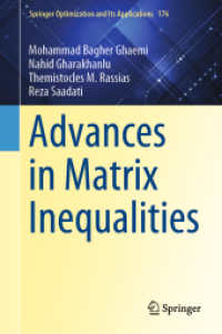 Advances in Matrix Inequalities (Springer Optimization and Its Applications)