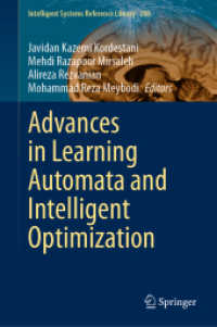 Advances in Learning Automata and Intelligent Optimization (Intelligent Systems Reference Library)