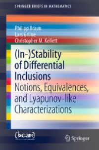 (In-)Stability of Differential Inclusions : Notions, Equivalences, and Lyapunov-like Characterizations (Springerbriefs in Mathematics)