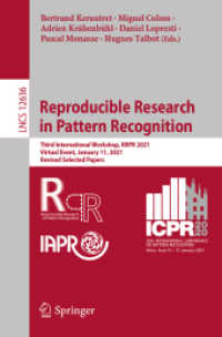 Reproducible Research in Pattern Recognition : Third International Workshop, RRPR 2021, Virtual Event, January 11, 2021, Revised Selected Papers (Lecture Notes in Computer Science)