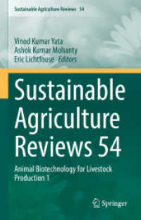 Sustainable Agriculture Reviews 54 : Animal Biotechnology for Livestock Production 1 (Sustainable Agriculture Reviews)