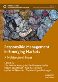 Responsible Management in Emerging Markets : A Multisectoral Focus (Sustainable Development Goals Series)
