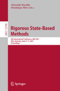 Rigorous State-Based Methods : 8th International Conference, ABZ 2021, Ulm, Germany, June 9-11, 2021, Proceedings (Theoretical Computer Science and General Issues)