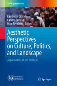 Aesthetic Perspectives on Culture, Politics, and Landscape: Appearances of the Political (Unipa Springer")