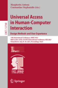 Universal Access in Human-Computer Interaction. Design Methods and User Experience : 15th International Conference, UAHCI 2021, Held as Part of the 23rd HCI International Conference, HCII 2021, Virtual Event, July 24-29, 2021, Proceedings, Part I (Le