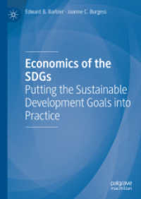 Economics of the SDGs : Putting the Sustainable Development Goals into Practice