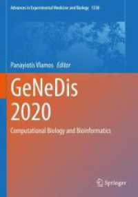 GeNeDis 2020 : Computational Biology and Bioinformatics (Advances in Experimental Medicine and Biology)