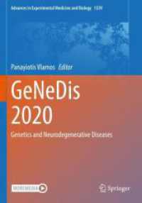 GeNeDis 2020 : Genetics and Neurodegenerative Diseases (Advances in Experimental Medicine and Biology)