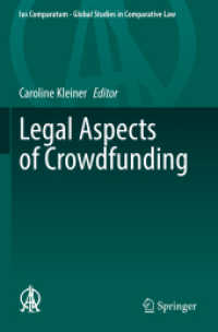 Legal Aspects of Crowdfunding (Ius Comparatum - Global Studies in Comparative Law)