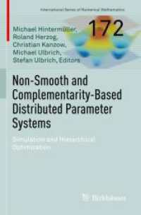 Non-Smooth and Complementarity-Based Distributed Parameter Systems : Simulation and Hierarchical Optimization (International Series of Numerical Mathematics)