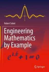 事例で学ぶ工業数学（テキスト）<br>Engineering Mathematics by Example -- Hardback （1st ed. 20）