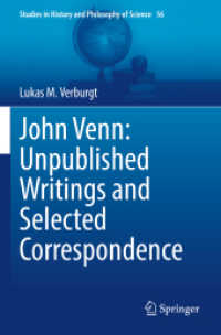 John Venn: Unpublished Writings and Selected Correspondence (Studies in History and Philosophy of Science)