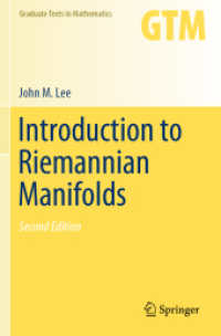 Introduction to Riemannian Manifolds (Graduate Texts in Mathematics) （2ND）