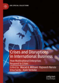 Crises and Disruptions in International Business : How Multinational Enterprises Respond to Crises (Jibs Special Collections)