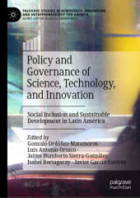 Policy and Governance of Science, Technology, and Innovation : Social Inclusion and Sustainable Development in Latin América (Palgrave Studies in Democracy, Innovation, and Entrepreneurship for Growth)