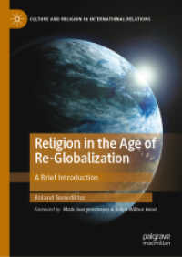 再グローバル化時代の宗教入門<br>Religion in the Age of Re-Globalization : A Brief Introduction (Culture and Religion in International Relations)