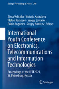 International Youth Conference on Electronics, Telecommunications and Information Technologies : Proceedings of the YETI 2021, St. Petersburg, Russia (Springer Proceedings in Physics)