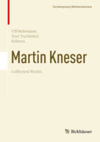Martin Kneser Collected Works (Contemporary Mathematicians)