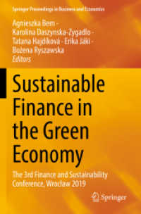 Sustainable Finance in the Green Economy : The 3rd Finance and Sustainability Conference, Wrocław 2019 (Springer Proceedings in Business and Economics)