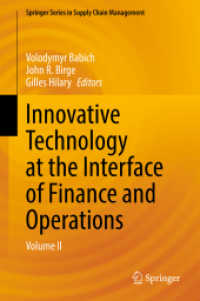 Innovative Technology at the Interface of Finance and Operations : Volume II (Springer Series in Supply Chain Management)