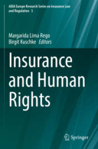 Insurance and Human Rights (Aida Europe Research Series on Insurance Law and Regulation)