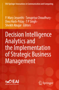 Decision Intelligence Analytics and the Implementation of Strategic Business Management (Eai/springer Innovations in Communication and Computing)
