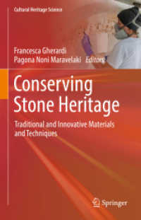 Conserving Stone Heritage : Traditional and Innovative Materials and Techniques (Cultural Heritage Science)
