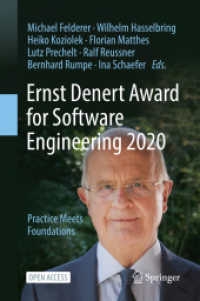 Ernst Denert Award for Software Engineering 2020 : Practice Meets Foundations