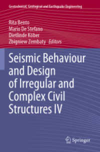 Seismic Behaviour and Design of Irregular and Complex Civil Structures IV (Geotechnical, Geological and Earthquake Engineering) （2022）