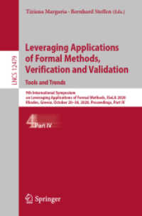 Leveraging Applications of Formal Methods, Verification and Validation: Tools and Trends : 9th International Symposium on Leveraging Applications of Formal Methods, ISoLA 2020, Rhodes, Greece, October 20-30, 2020, Proceedings, Part IV (Theoretical Co