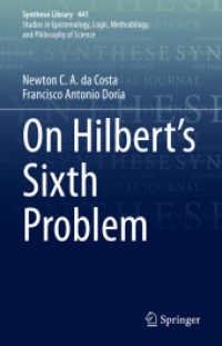 ヒルベルトの第６問題<br>On Hilbert's Sixth Problem (Synthese Library)