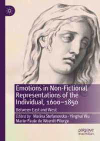 Emotions in Non-Fictional Representations of the Individual, 1600-1850 : Between East and West