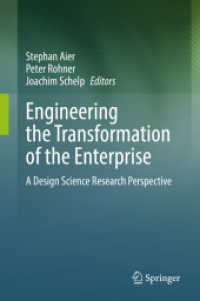 Engineering the Transformation of the Enterprise : A Design Science Research Perspective