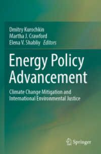 Energy Policy Advancement : Climate Change Mitigation and International Environmental Justice