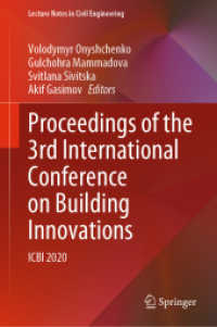 Proceedings of the 3rd International Conference on Building Innovations : ICBI 2020 (Lecture Notes in Civil Engineering)