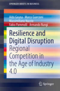Resilience and Digital Disruption : Regional Competition in the Age of Industry 4.0 (Springerbriefs in Business)