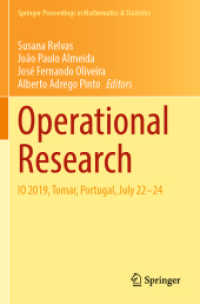 Operational Research : IO 2019, Tomar, Portugal, July 22-24 (Springer Proceedings in Mathematics & Statistics) （2021）
