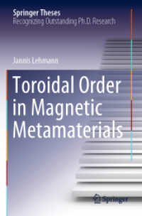 Toroidal Order in Magnetic Metamaterials (Springer Theses) （2022）