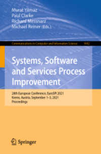 Systems, Software and Services Process Improvement : 28th European Conference, EuroSPI 2021, Krems, Austria, September 1-3, 2021, Proceedings (Communications in Computer and Information Science)