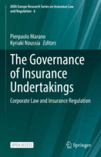The Governance of Insurance Undertakings : Corporate Law and Insurance Regulation (Aida Europe Research Series on Insurance Law and Regulation)
