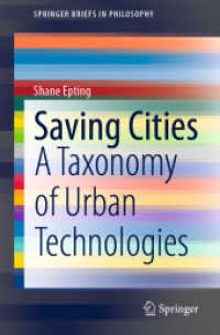 Saving Cities : A Taxonomy of Urban Technologies (Springerbriefs in Philosophy)