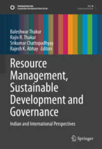 Resource Management, Sustainable Development and Governance : Indian and International Perspectives (Sustainable Development Goals Series)