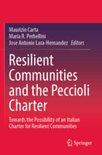 Resilient Communities and the Peccioli Charter : Towards the Possibility of an Italian Charter for Resilient Communities （2022）