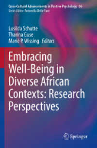 Embracing Well-Being in Diverse African Contexts: Research Perspectives (Cross-cultural Advancements in Positive Psychology) （2022）